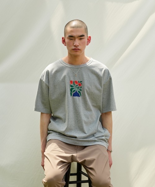 「rehacer」 半袖Tシャツ MEDIUM ブラック メンズ_画像5