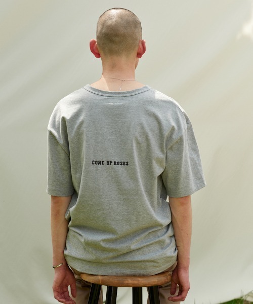 「rehacer」 半袖Tシャツ MEDIUM ブラック メンズ_画像6