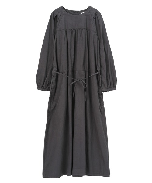 「Plantation」 長袖ワンピース M size ブルー レディース_画像2