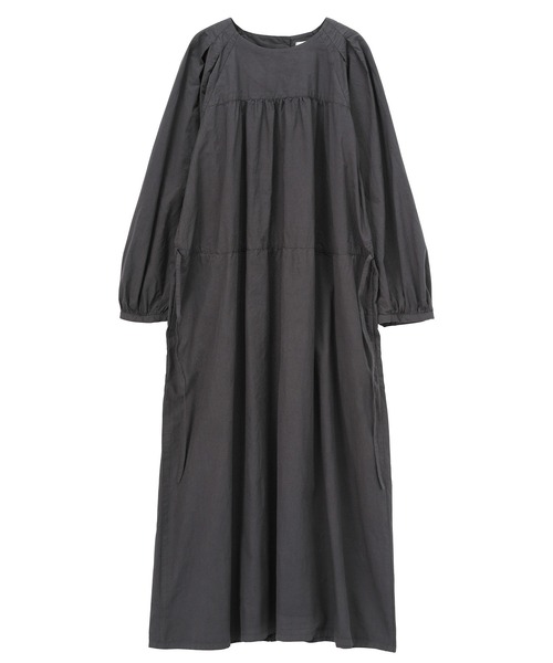 「Plantation」 長袖ワンピース M size ブルー レディース_画像5
