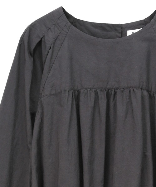 「Plantation」 長袖ワンピース M size ブルー レディース_画像7
