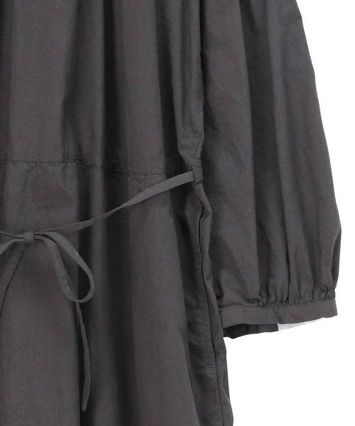 「Plantation」 長袖ワンピース M size ブルー レディース_画像8