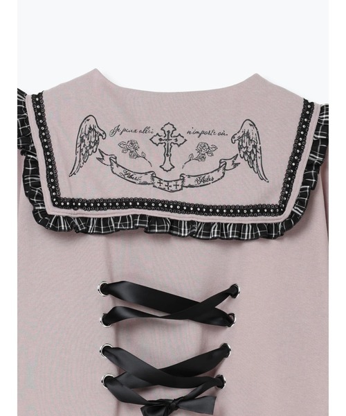NOEMIE（ノエミー） tシャツ 半袖 ゴシックバックスピンドルセーラー