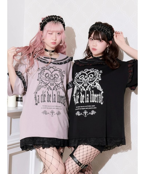 NOEMIE（ノエミー） tシャツ 半袖 ゴシックバックスピンドルセーラー
