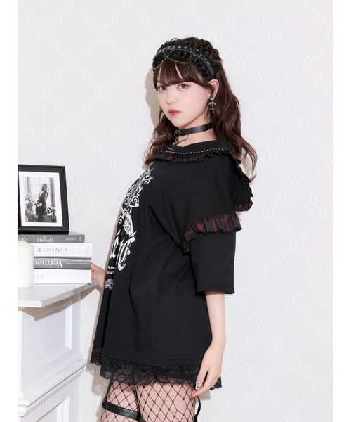 NOEMIE（ノエミー） tシャツ 半袖 ゴシックバックスピンドルセーラー