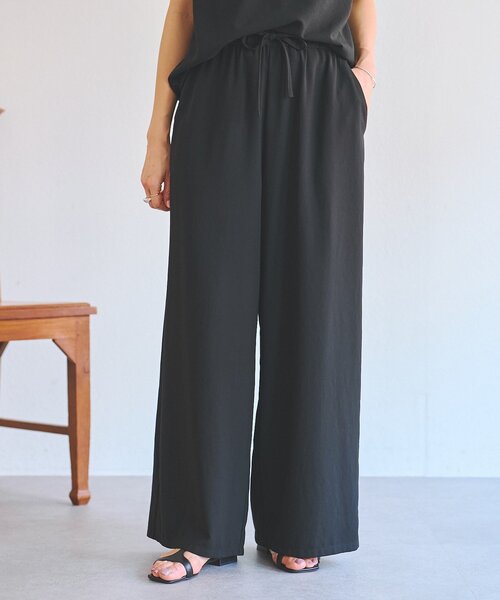 BEARDSLEY（ビアズリー） パンツ ストレッチジョーゼットパンツ