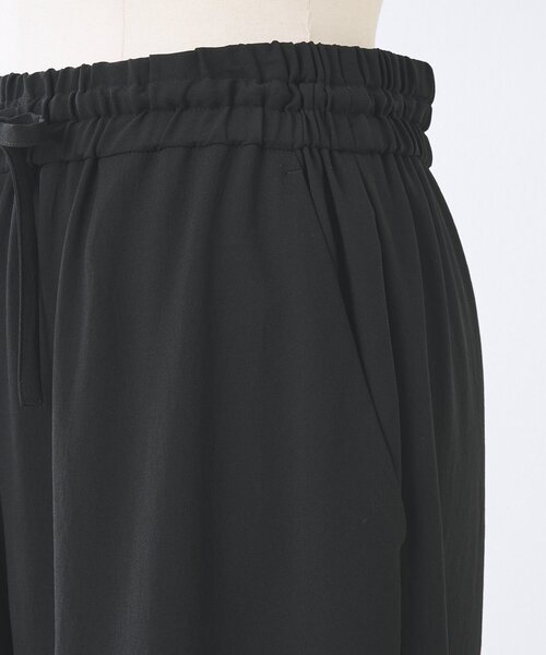 パンツ ストレッチジョーゼットパンツ レディースの画像