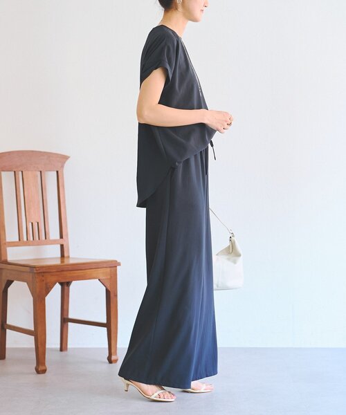 BEARDSLEY（ビアズリー） パンツ ストレッチジョーゼットパンツ