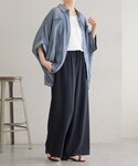 パンツ ストレッチジョーゼットパンツ「セットア...の詳細画像5