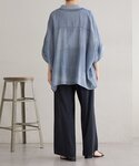パンツ ストレッチジョーゼットパンツ「セットア...の詳細画像4
