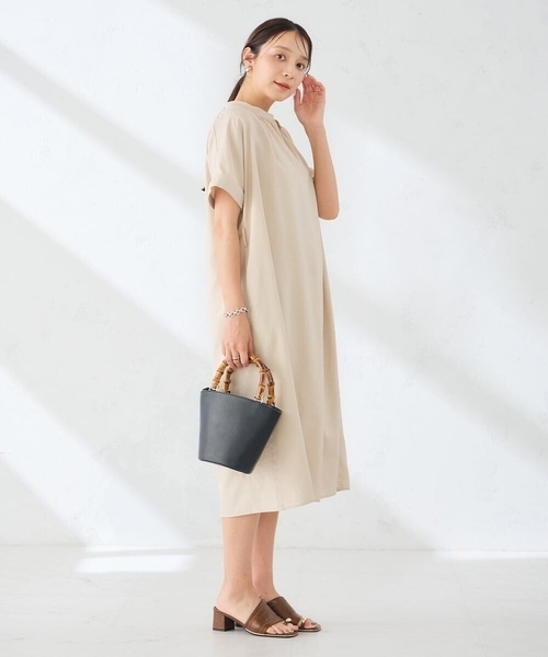 ワンピース 「洗える」スキッパーワンピースの画像