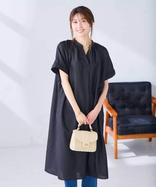 ワンピース 「洗える」スキッパーワンピースの画像