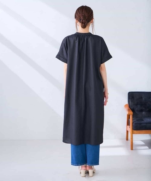 ワンピース 「洗える」スキッパーワンピースの画像