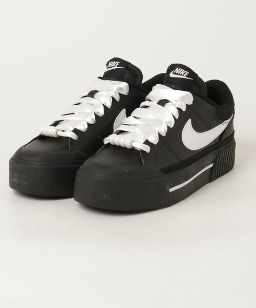 お値下げ【数時間のみ着用】定価10,780円　ナイキコートレガシーリフト NIKE（ナイキ） スニーカー WS コート レガシー リフト LE レディース