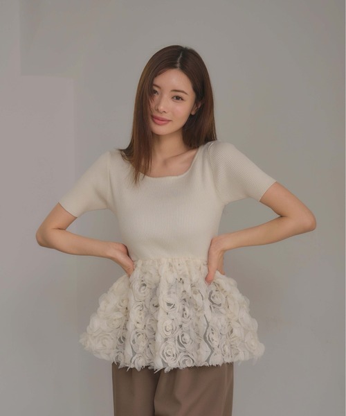 INGNI SOELA（イング ソエラ） サマーニット ニット セーター 「INGNI