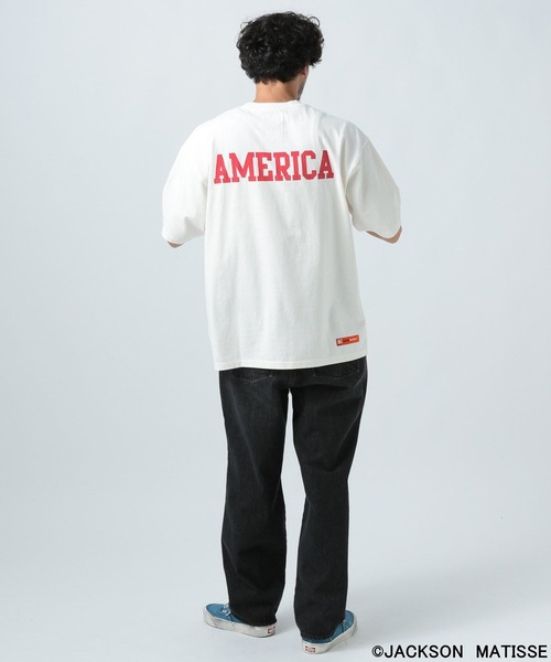 「JACKSON MATISSE」 半袖Tシャツ MEDIUM ホワイト メンズ_画像7