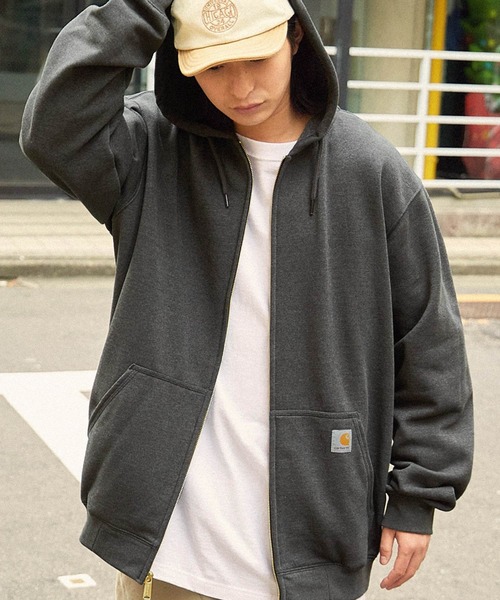 Carhartt（カーハート） ジップアップパーカー L チャコール メンズ