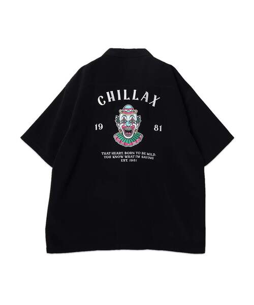 chillax（チラックス） シャツ 半袖 シルキータッチ マルチデザイン