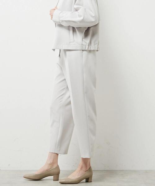 「Lourmarin」 クロップドパンツ 3 ピンクベージュ レディース_画像5