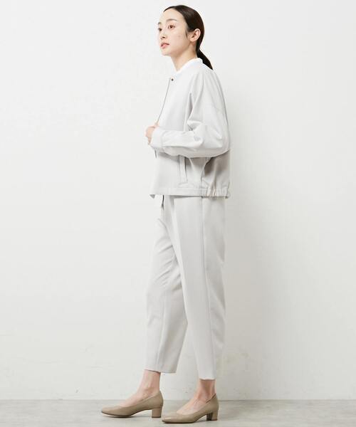 「Lourmarin」 クロップドパンツ 3 ピンクベージュ レディース_画像7
