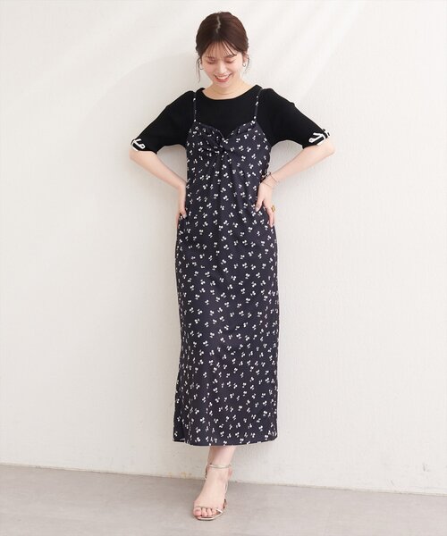 natural couture ワンピース フルーツ柄キャミワンピース : ZOZOTOWN