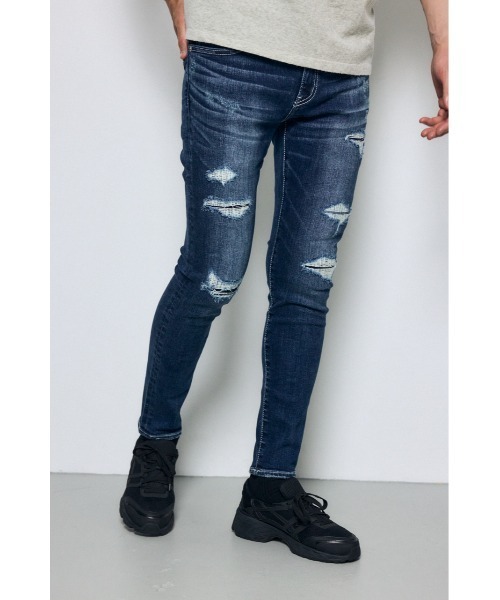 AZUL BY MOUSSY（アズールバイマウジー） ジーンズ AZUL DENIM リペア 
