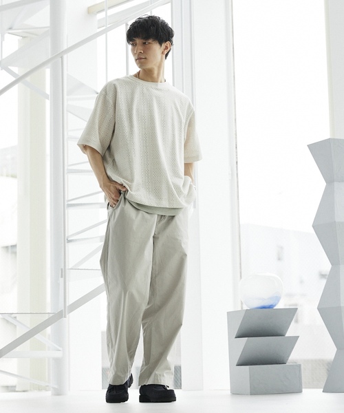「JOURNAL STANDARD relume」 スラックス LARGE カーキ メンズ_画像3