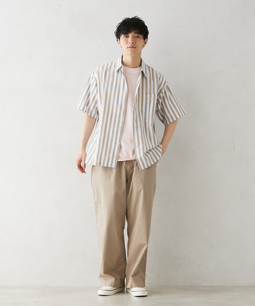 「JOURNAL STANDARD relume」 スラックス LARGE カーキ メンズ_画像4
