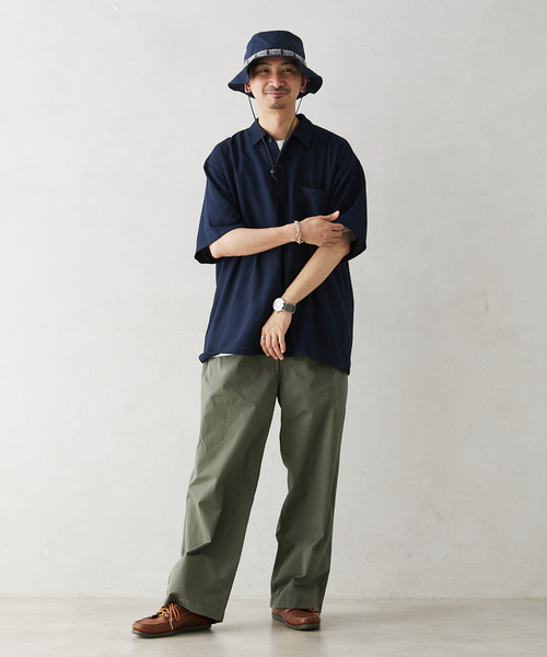 「JOURNAL STANDARD relume」 スラックス LARGE カーキ メンズ_画像5