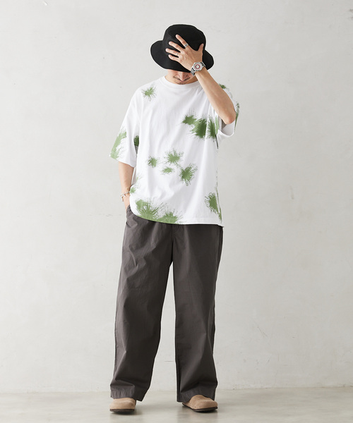 「JOURNAL STANDARD relume」 スラックス LARGE カーキ メンズ_画像6