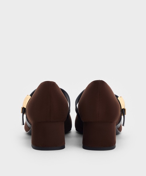 「CHARLES & KEITH」 パンプス 22.5cm ブラック レディース_画像4