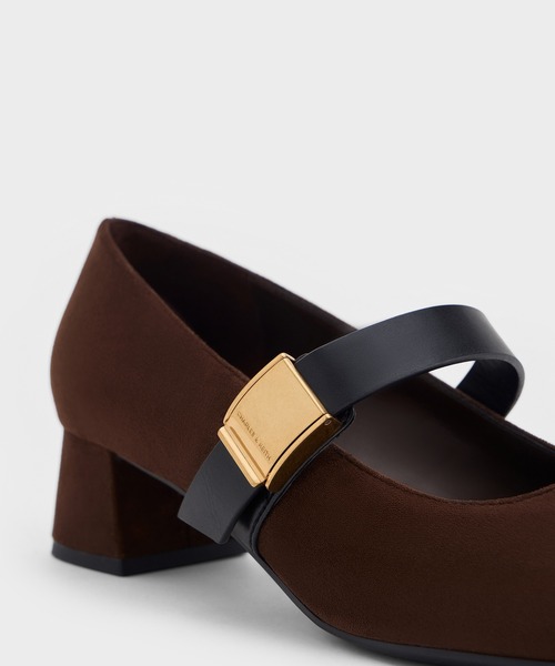 「CHARLES & KEITH」 パンプス 22.5cm ブラック レディース_画像5