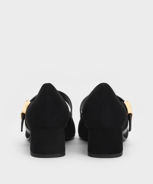 「CHARLES & KEITH」 パンプス 22.5cm ブラック レディース_画像7