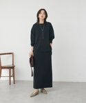 ロング スカート 「紫外線防止/防シワ」ダンボ...の詳細画像1