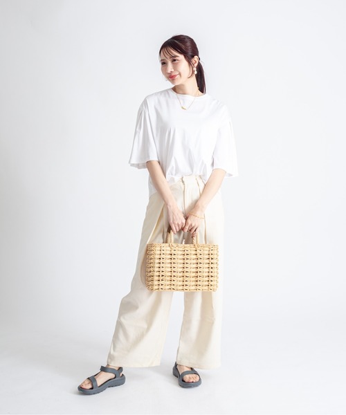 「The Bagmati」 かごバッグ FREE ベージュ×ブラック レディース_画像7