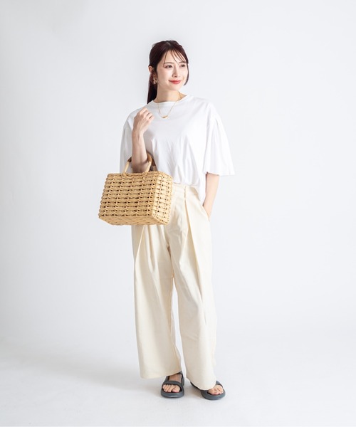 「The Bagmati」 かごバッグ FREE ベージュ×ブラック レディース_画像8