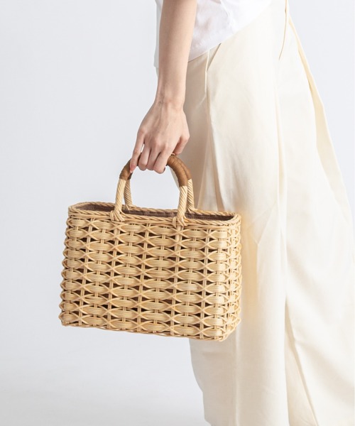 「The Bagmati」 かごバッグ FREE ベージュ×ブラック レディース_画像9