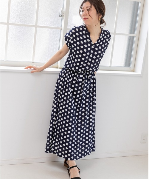 「PREFERIR」 半袖ワンピース SMALL ブラック レディース_画像4