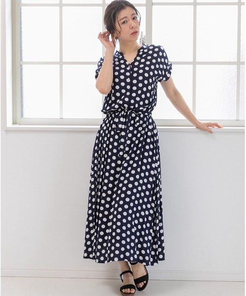 「PREFERIR」 半袖ワンピース SMALL ブラック レディース_画像5