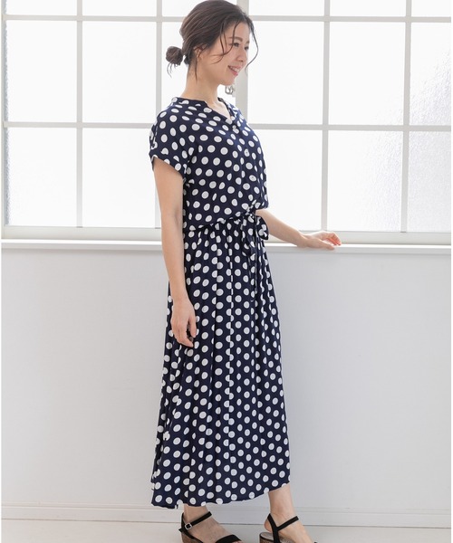「PREFERIR」 半袖ワンピース SMALL ブラック レディース_画像6