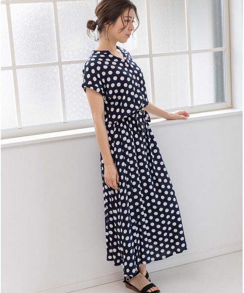 「PREFERIR」 半袖ワンピース SMALL ブラック レディース_画像8
