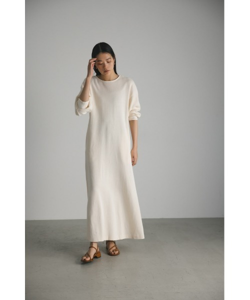「STYLEMIXER」 7分袖ワンピース SMALL アイボリー レディース_画像2