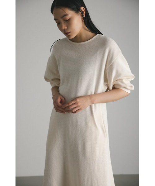 「STYLEMIXER」 7分袖ワンピース SMALL アイボリー レディース_画像4