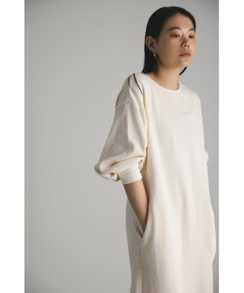 「STYLEMIXER」 7分袖ワンピース SMALL アイボリー レディース_画像5