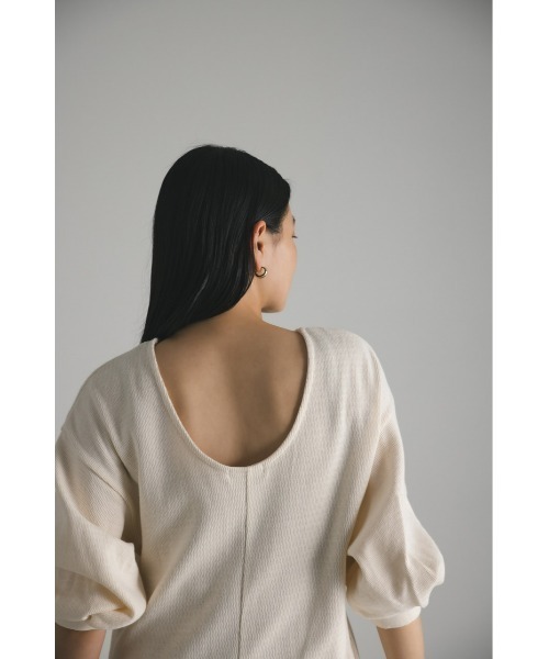 「STYLEMIXER」 7分袖ワンピース SMALL アイボリー レディース_画像7