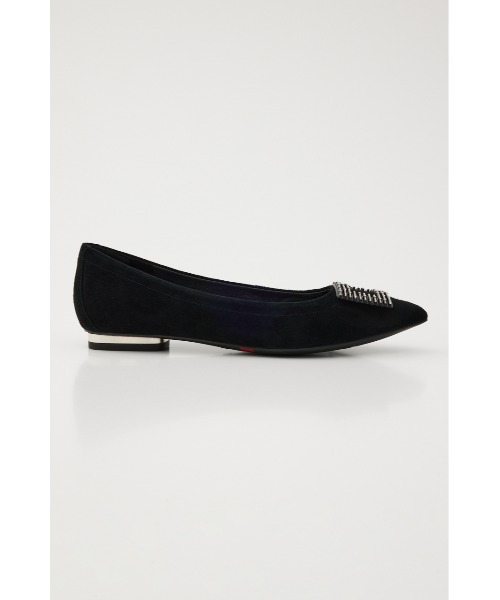 「STACCATO」 フラットパンプス 24.5cm グレイッシュベージュ レディース_画像4