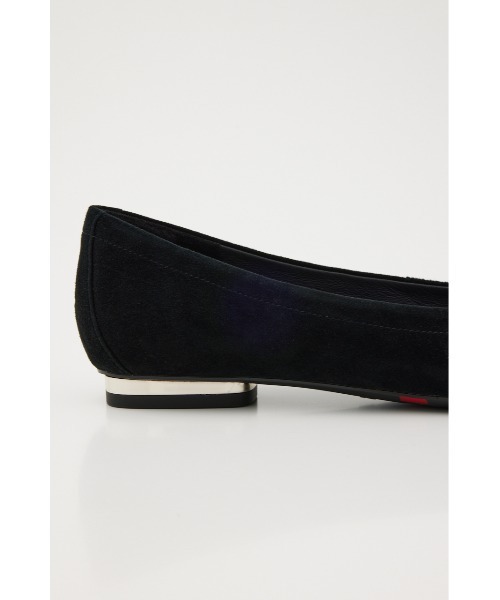 「STACCATO」 フラットパンプス 24.5cm グレイッシュベージュ レディース_画像6