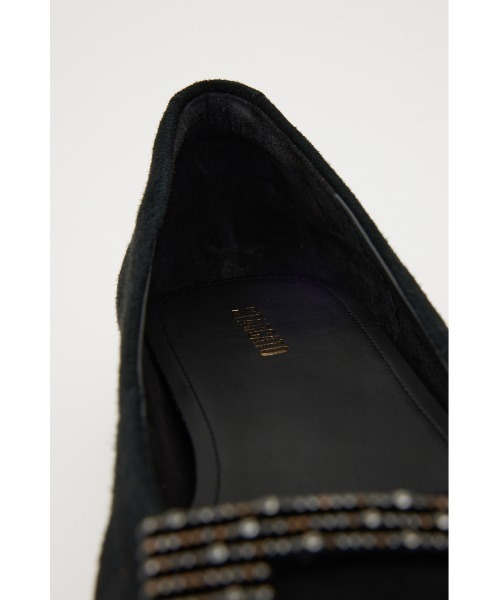 「STACCATO」 フラットパンプス 24.5cm グレイッシュベージュ レディース_画像8