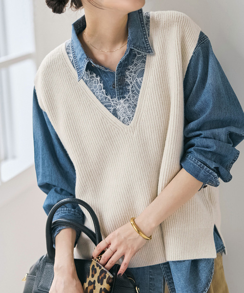 Spick＆Span（スピック アンド スパン） ベスト ジレ 「一部店舗+WEB