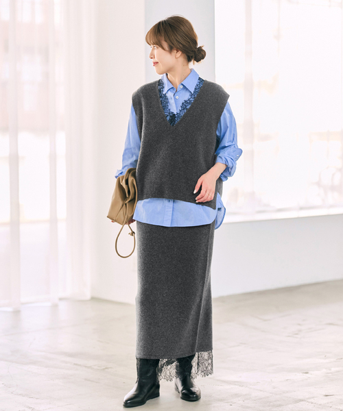 Spick＆Span（スピック アンド スパン） ベスト ジレ 「一部店舗+WEB